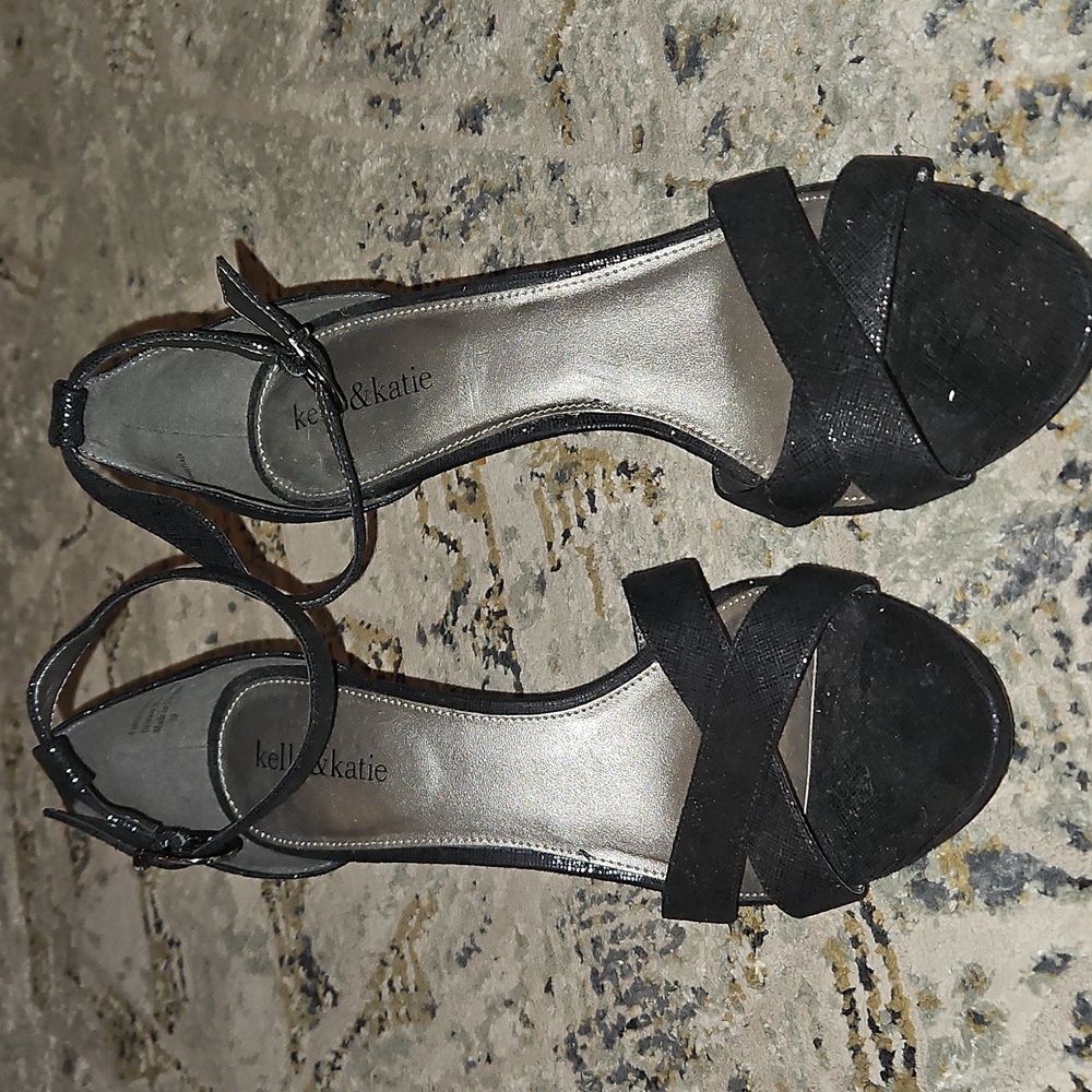 Sparkly Black Women's Heels